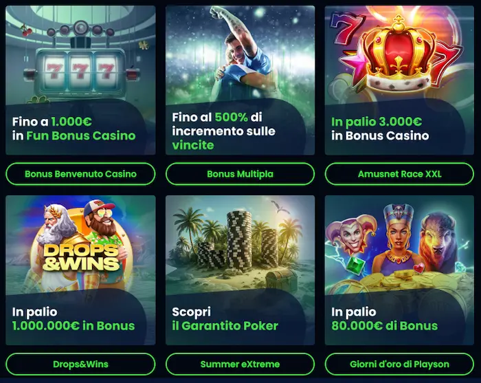Premiere Casino Italia bonus